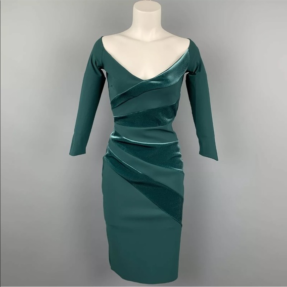 CHIARA BONI Pre owned Velvet Cocktail Dress - Picture 1 of 7